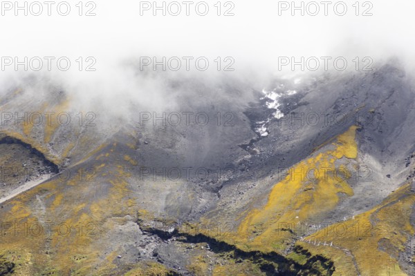 An image of some details volcano Mount Taranaki, New Zealand, Oceania