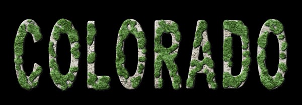 Colorado Reforestation and Climate Message, Sustainable Green Typography, Green Agenda