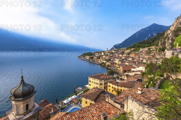 Favourite travel destination, Limone on Lake Garda, Brescia, Lombardy, Italy, Europe