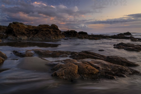 A color sunset landscape from Humboldt County, California