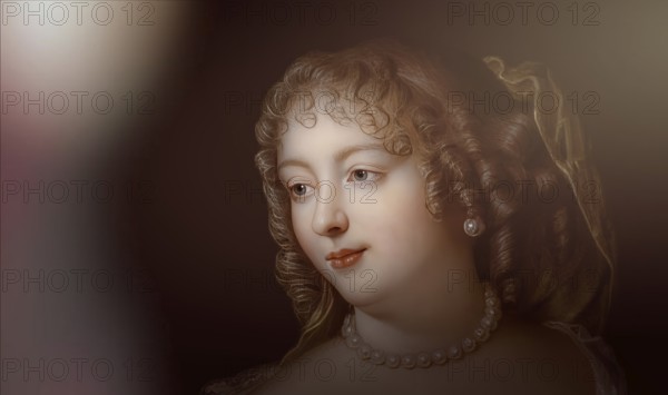 Marie de Rabutin-Chantal, marquise de Sévigné, also known as Madame de Sévigné or Mme de Sévigné, French aristocrat, digitally edited after Marie Victoire Jaquotot