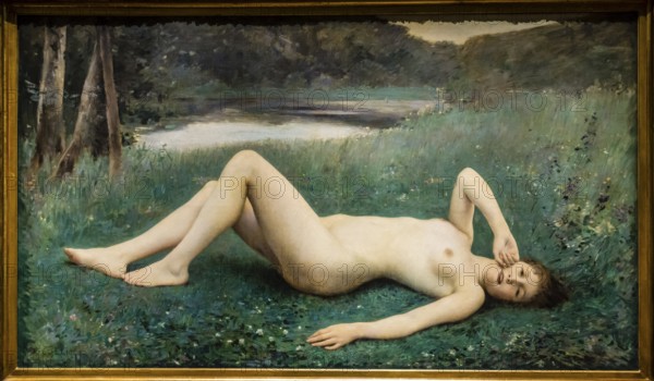 Floréal, 1888, oil on canvas, Louis Joseph Raphael Collin, Museo Nacional de Bellas Artes (MNBA), Buenos Aires, republica Argentina