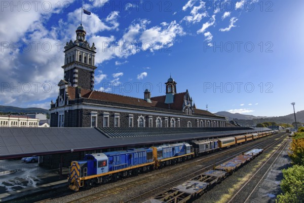 Dunedin railway station in Dunedin on New Zealand's South Island