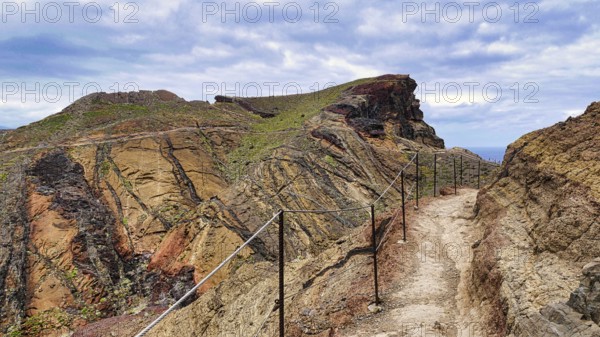 On the PR 8 hiking trail on the Ponta de São Lourenço peninsula in Madeira