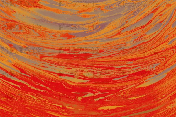 Ebru marble effect pattern design for print