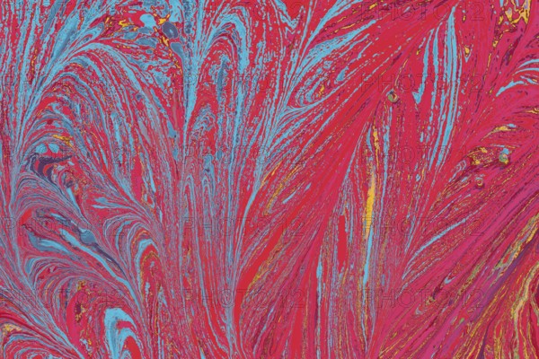 Abstract creative marbling pattern for fabric, design background texture