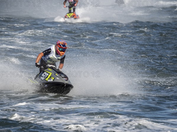 Olbia, Italy - September 16 - 20192 Aquabike world Championship gran prix of Italy