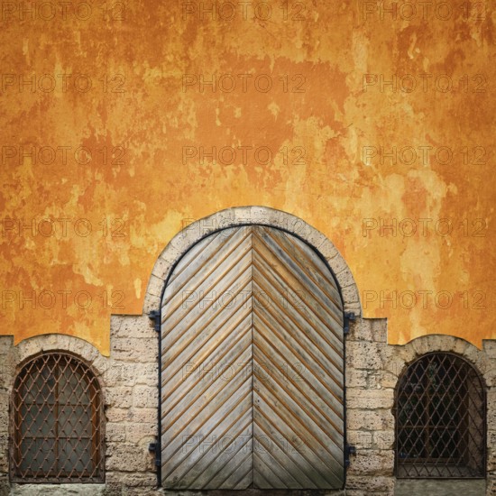 Gates with two windows of ground floor