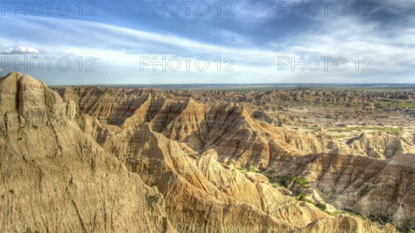 Badlands National Park HDR Version, South Dakota, USA USA