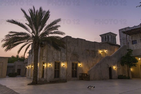 Evening tour of Old Town Dubai, Dubai, United Arab Emirates, Asia