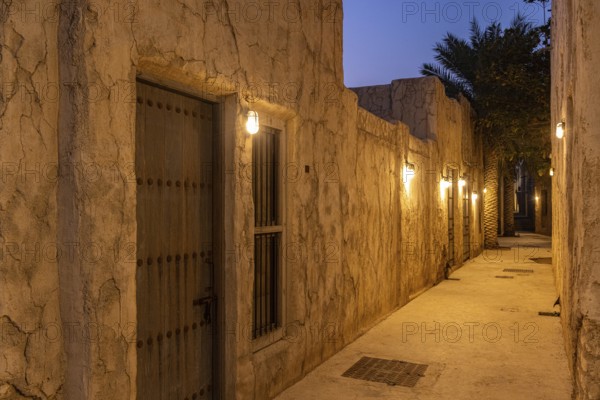 Evening tour of Old Town Dubai, Dubai, United Arab Emirates, Asia