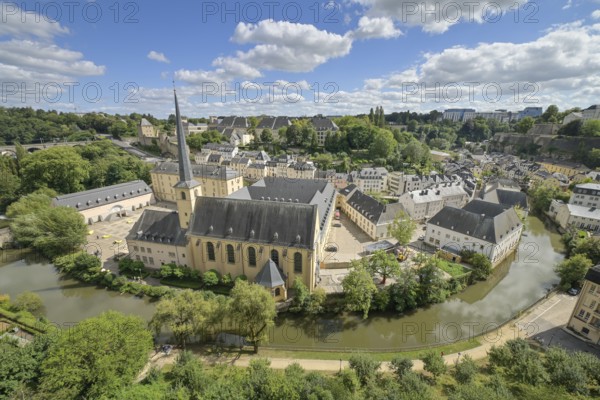 Neumünster Abbey, Grund district, City of Luxembourg, Grand Duchy of Luxembourg