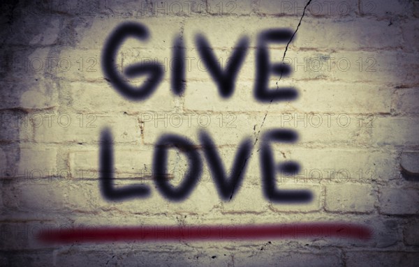 Give Love Concept