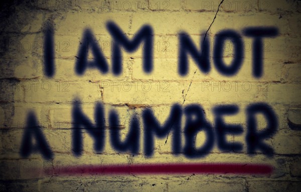 I Am Not A Number Concept