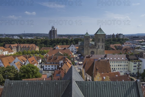 Old town, overview, city view, Osnabrück, Germany