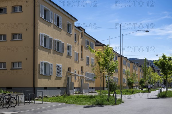 Residential neighbourhood Apartment blocks