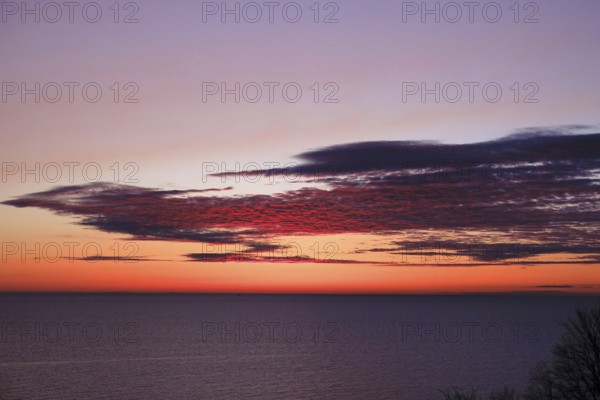 Beautiful sunrise on the Baltic Sea, Rügen, Mecklenburg-Vorpommern, Germany