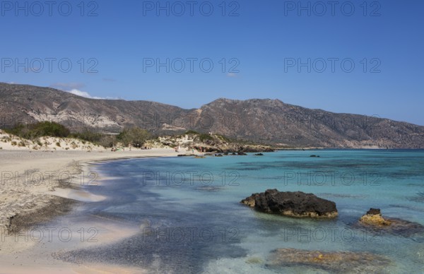 Elafonissi beach, south-west Crete, Crete, Greece
