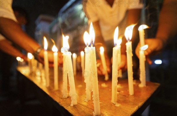 Students candle light protest over Pahalgam terror attack on in Guwahati, Assam, India on April 24, 2025. On April 22 a devastating terrorist attack occurred in Pahalgam, Jammu and Kashmir, resulting in the deaths of at least 28 tourists