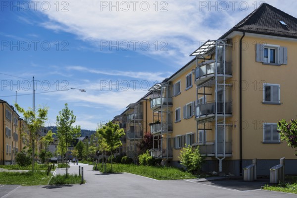 Residential neighbourhood Apartment blocks