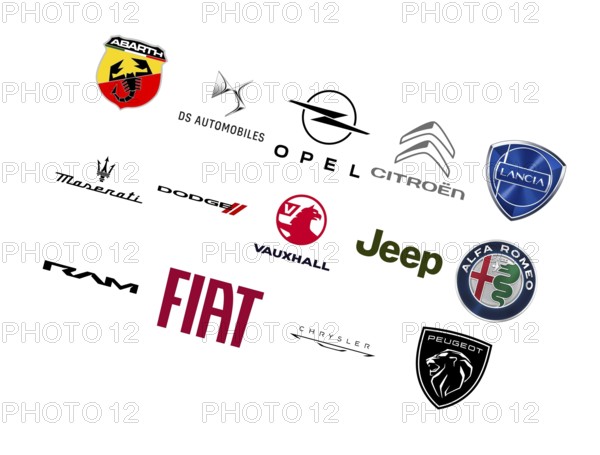 Rotated to right, Stellantis Group, Logo