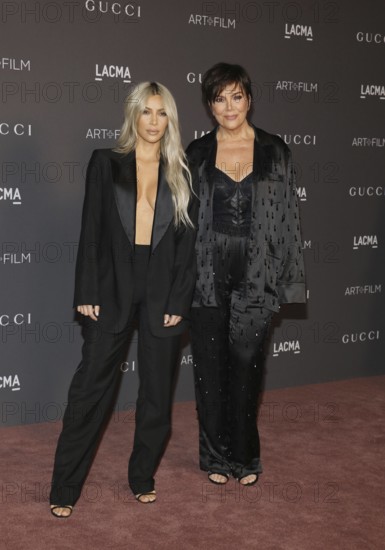 Kim Kardashian and Kris Jenner at the 2017 LACMA Art + Film Gala held at the LACMA in Los Angeles, USA on November 4, 2017