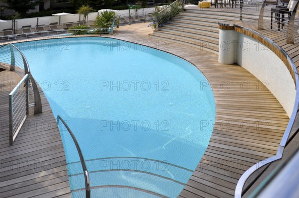 Emilia Romagna, Italian Adriatic Sea, Cervia, Hotel: GARDEN in Pinerella, pool complex