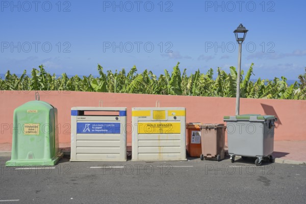 Rubbish bin, Tazacorte, La Palma, Spain