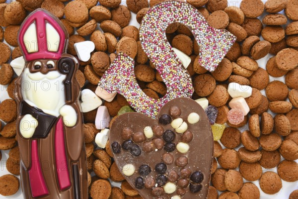 October 15, 2023.Gingernuts, chocolate and candy for the traditional Dutch children's festival Sinterklaas