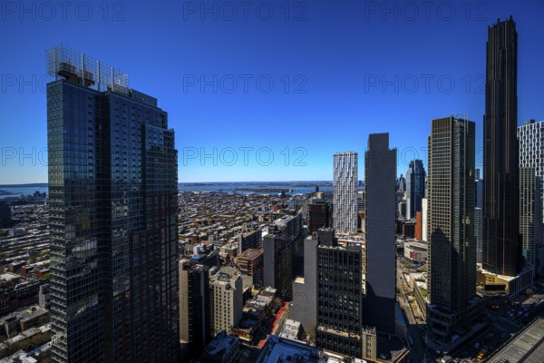 Aerial view from Downtown Brooklyn, NY, USA, USA