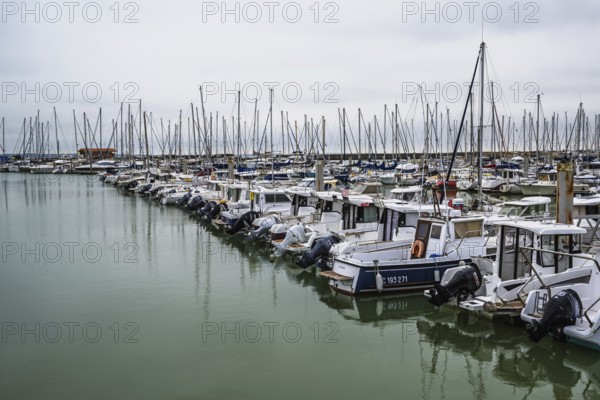 Marina in Le Verdon-sur-Mer, Nouvelle-Aquitaine, Gironde, France