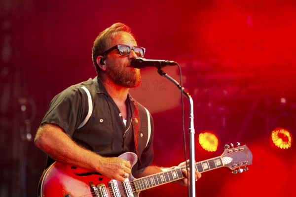 Dan Auerbach, singer/guitarist, from THE BLACK KEYS live at Zitadelle Spandau on 01.07.2025
