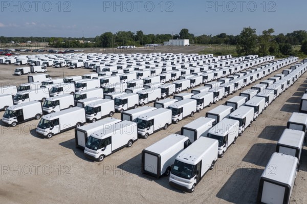 Flint, Michigan - General Motors has parked many unsold BrightDrop electric delivery vans on vacant lots in Flint and in Canada. The vehicles are produced at GM's CAMI Assembly plant in Ontario, but have been slow sellers in part because they are much more expensive that those of other manufacturers