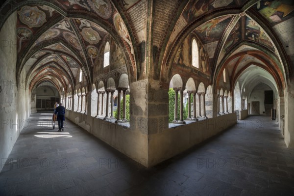 Cathedral cloister around 1370, the frescoes were painted from around 1390, Bressanone Cathedral, Cathedral Square, Bressanone, South Tyrol, Italy