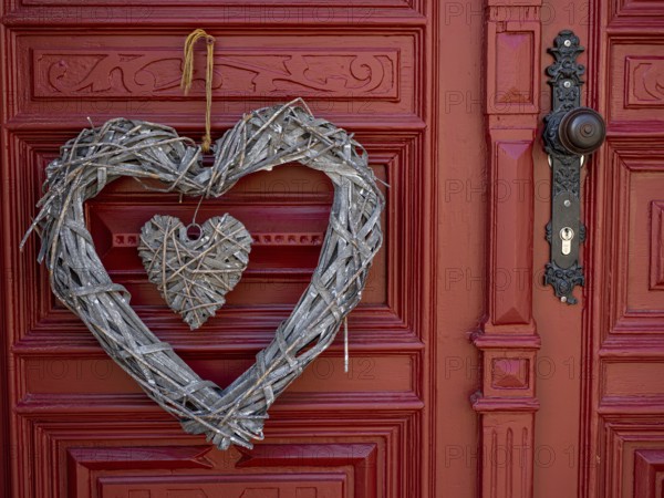 House entrance door, Mecklenburg-Western Pomerania, Germany