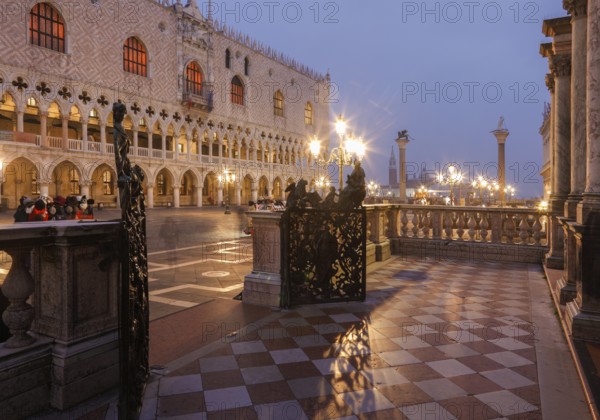 Loggetta at the foot of the Campanile di San Marco, St Mark's Square, Venice, Veneto, Italy