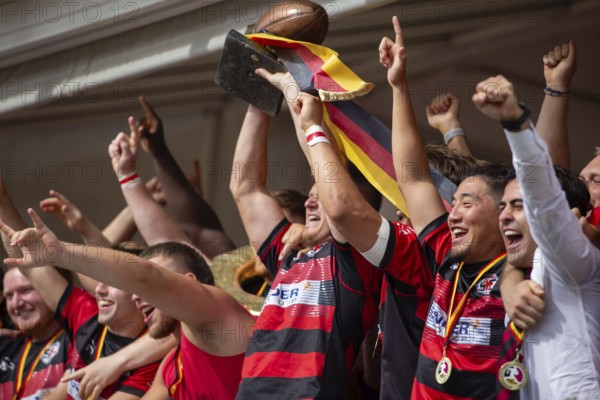 Rugby Bundesliga, 2024/25 season, final for the German championship: SC Frankfurt 1880 against TSV Handschuhsheim***Picture: Frankfurt is German champion