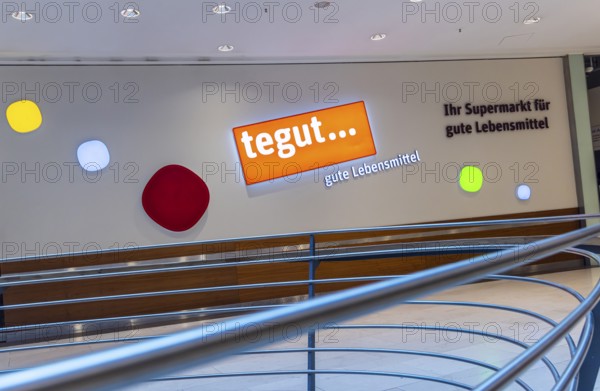 Tegut food supermarket in the Königsbaupassagen shopping centre in Stuttgart, Baden-Württemberg, Germany