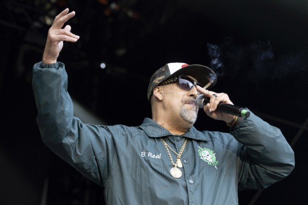 B-Real, Rapper, Cypress Hill, Hip-Hop, Rap, USA, open air at the Citadel Music Festival, 09.07.2025, Zitadelle Spandau, Berlin, Germany < english> Cypress Hill, HipHop, Rap, USA, open air at the Citadel Music Festival, July 9, 2025, Spandau Citadel, Berlin, Germany