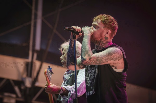 Frank Carter, singer of the Sex Pistols ft. Frank Carter live in the Berlin Zitadelle Spandau on 04.07.2025
