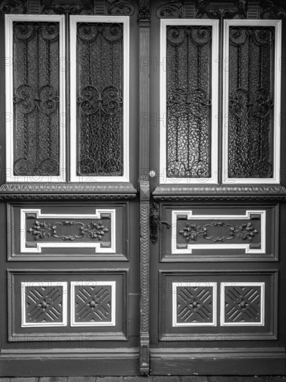 House entrance door, Mecklenburg-Western Pomerania, Germany