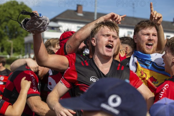 Rugby Bundesliga, 2024/25 season, final for the German championship: SC Frankfurt 1880 against TSV Handschuhsheim***Picture: Frankfurt is German champion