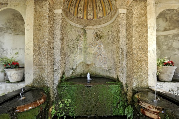 Fontana di Pandora, Renaissance garden of Villa d'Este, water features, fountains, UNESCO World Heritage Site, Tivoli, Metropolitan City of Rome, Lazio, Italy