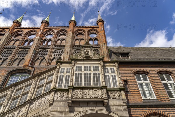 Lübeck Town Hall, Hanseatic City of Lübeck, Schleswig-Holstein, Germany