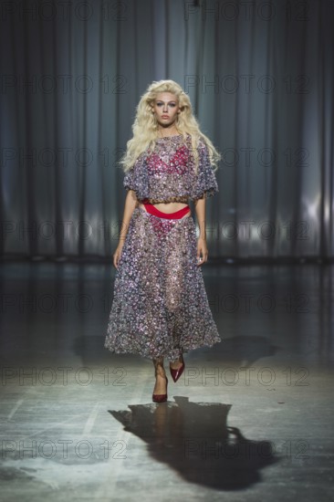 Daniela (winner GNTM2025) as a model for Kilian Kerner during the Berlin Fashion Week 2025 on 02.07.2025