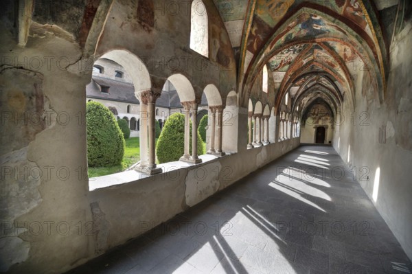 Cathedral cloister around 1370, the frescoes were painted from around 1390, Bressanone Cathedral, Cathedral Square, Bressanone, South Tyrol, Italy