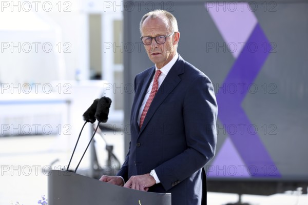 Friedrich Merz also Joachim-Friedrich Martin Josef Merz, Chancellor of the Federal Republic of Germany - Festakt 70 Jahre Deutschland in der NATO, Federal Ministry of Defence, Berlin, 09.7.25