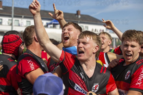 Rugby Bundesliga, 2024/25 season, final for the German championship: SC Frankfurt 1880 against TSV Handschuhsheim***Picture: Frankfurt is German champion