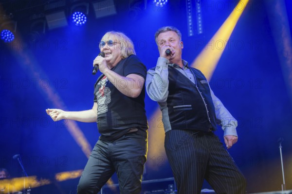 Tobias Künzel and Henri Schmidt, singer of the band Die Prinzen at the Berliner Rundfunk 91.4 Open Air in the Berlin Parkbühne Wuhlheide on 05.07.2025