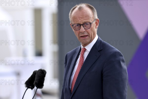 Friedrich Merz also Joachim-Friedrich Martin Josef Merz, Chancellor of the Federal Republic of Germany - Festakt 70 Jahre Deutschland in der NATO, Federal Ministry of Defence, Berlin, 09.7.25